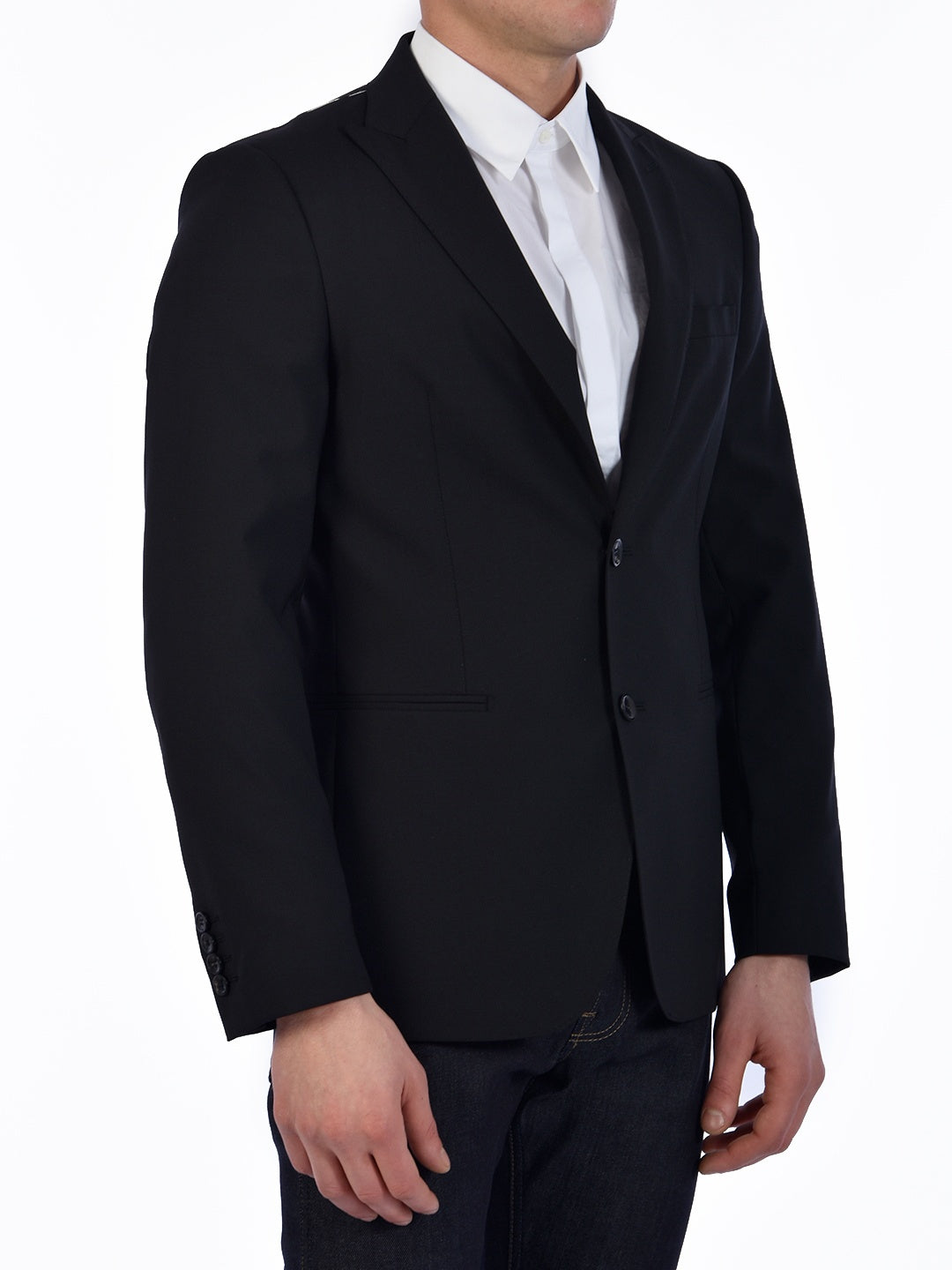 TONELLO-OUTLET-SALE-Black Wool Jacket-ARCHIVIST