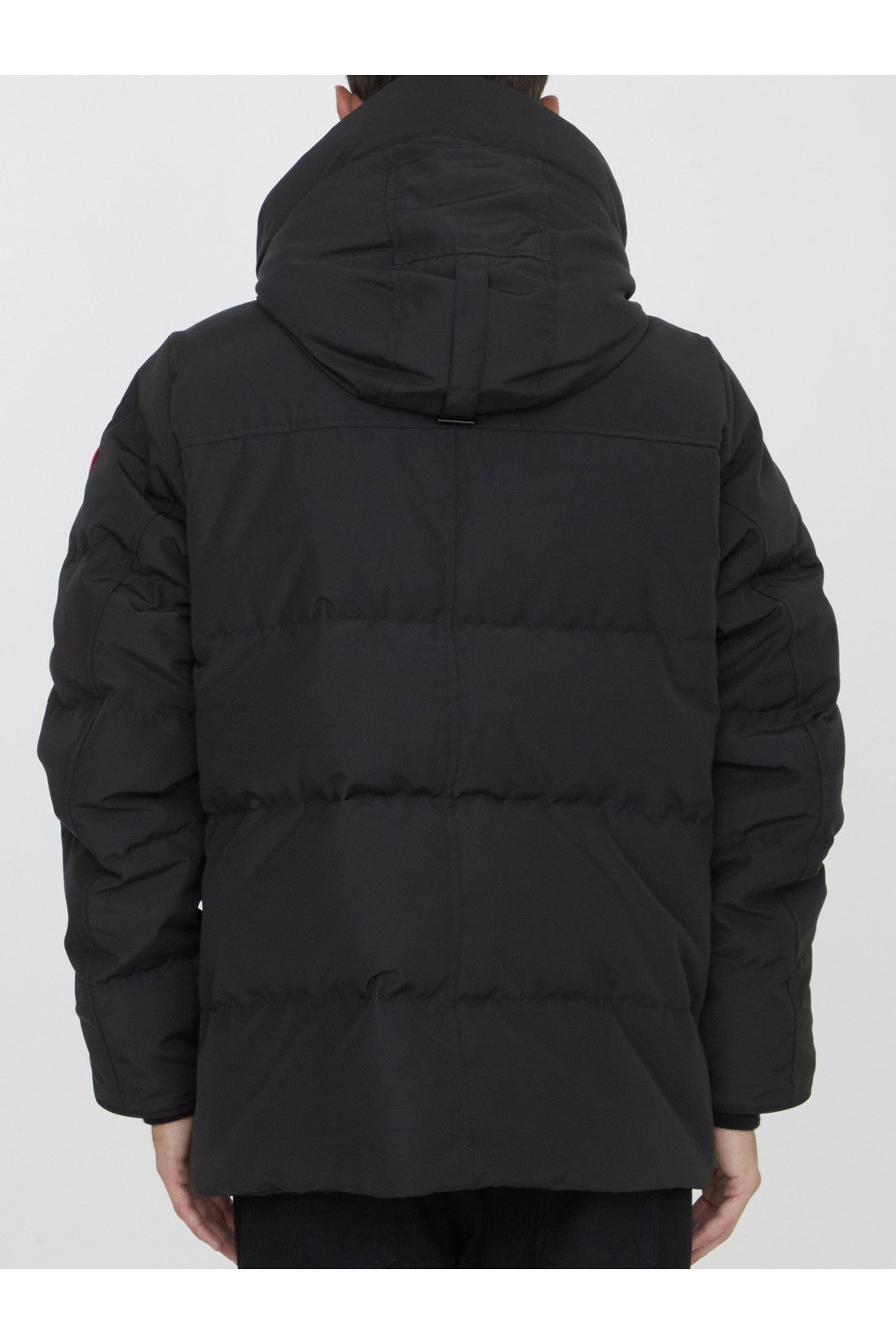 CANADA GOOSE-OUTLET-SALE-Black Wyndham parka-ARCHIVIST