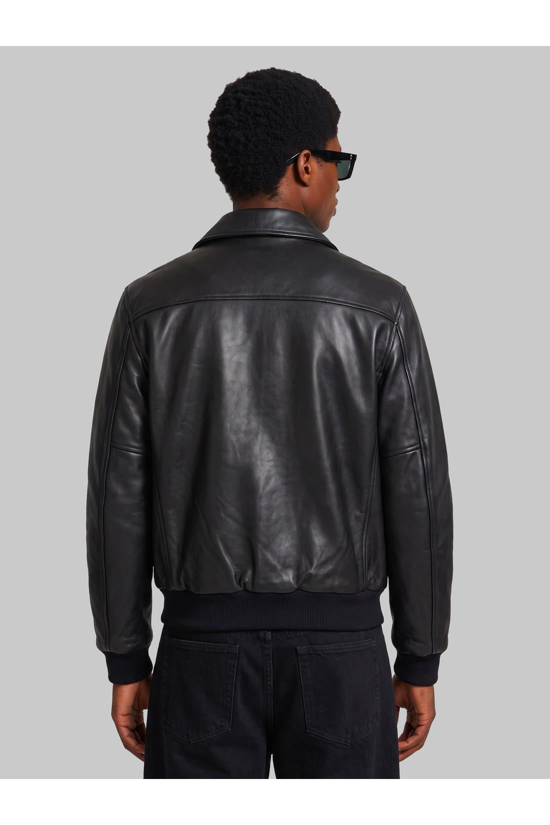 Schott nyc-OUTLET-SALE-Black aviator bomber-ARCHIVIST