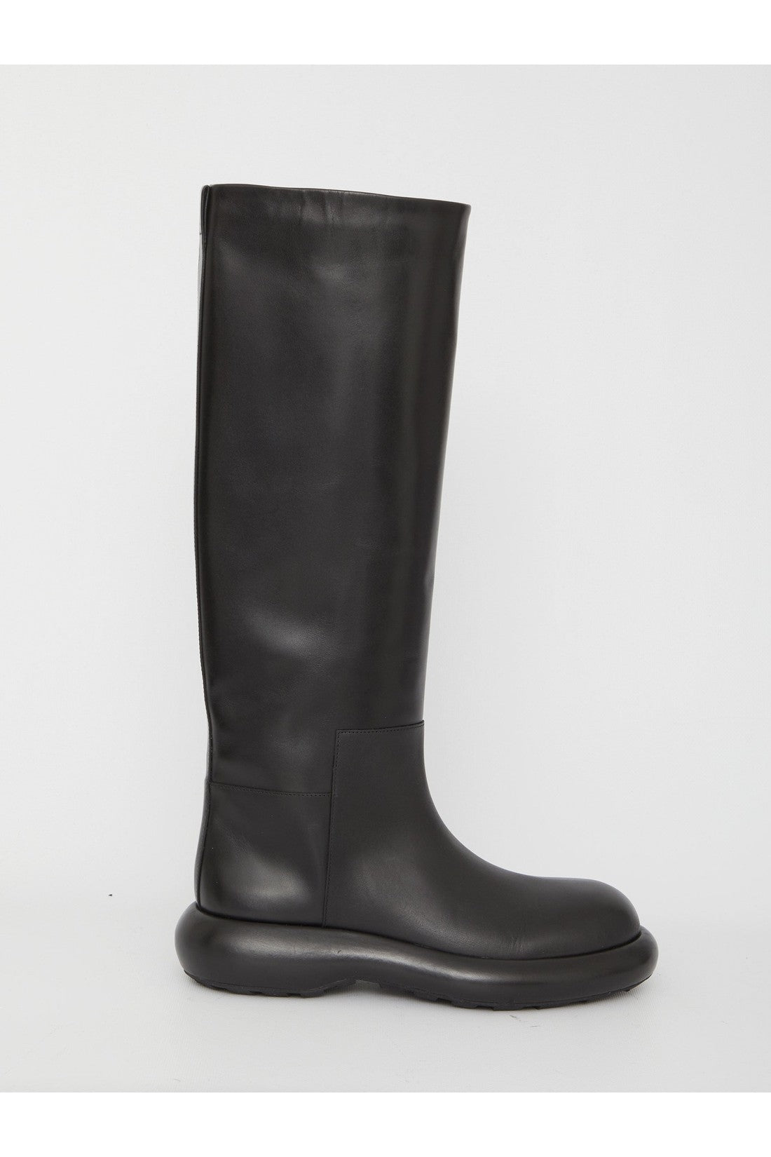 JIL SANDER-OUTLET-SALE-Black leather boots-ARCHIVIST