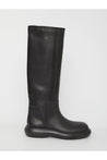 JIL SANDER-OUTLET-SALE-Black leather boots-ARCHIVIST