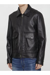 SALVATORE SANTORO-OUTLET-SALE-Black leather jacket-ARCHIVIST