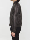 SALVATORE SANTORO-OUTLET-SALE-Black leather jacket-ARCHIVIST