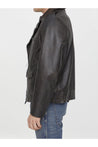 SALVATORE SANTORO-OUTLET-SALE-Black leather jacket-ARCHIVIST