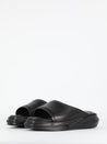 ALYX-OUTLET-SALE-Black leather sandals-ARCHIVIST