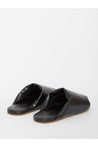 BOTTEGA VENETA-OUTLET-SALE-Black leather slides-ARCHIVIST