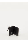 Maison Margiela-OUTLET-SALE-Black leather wallet-ARCHIVIST