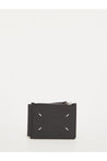 Maison Margiela-OUTLET-SALE-Black leather wallet-ARCHIVIST