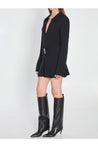 The Attico-OUTLET-SALE-Black mini dress-ARCHIVIST