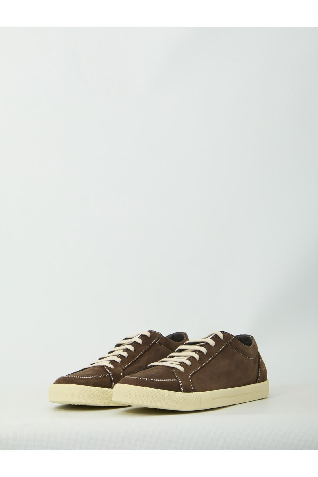 Common Projects-OUTLET-SALE-Black nubuck Premium Skate sneakers-ARCHIVIST