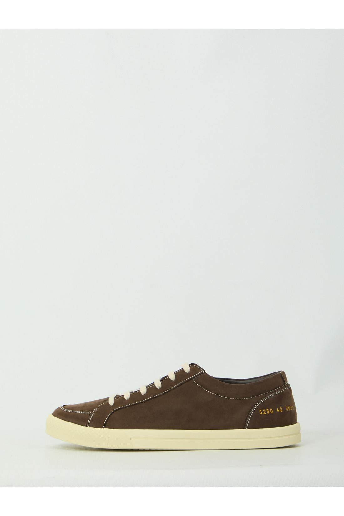 Common Projects-OUTLET-SALE-Black nubuck Premium Skate sneakers-ARCHIVIST