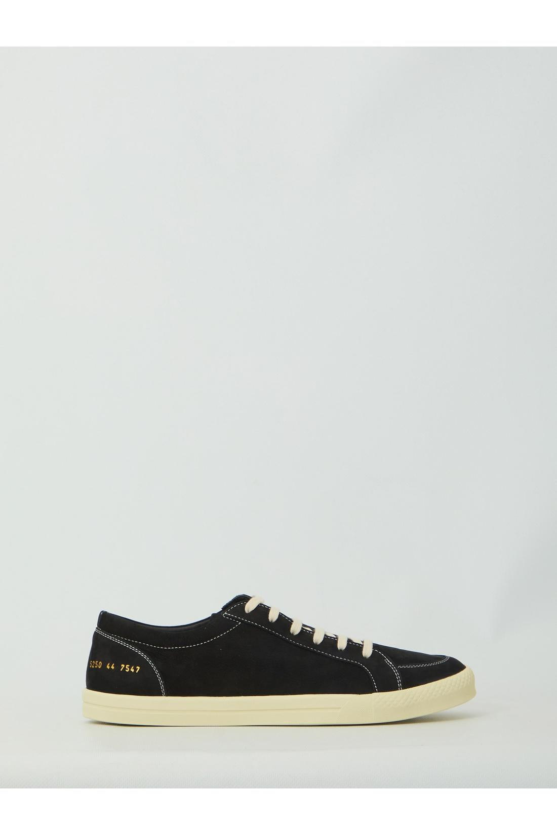 Common Projects-OUTLET-SALE-Black nubuck Premium Skate sneakers-ARCHIVIST