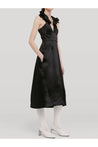 Jil Sander-OUTLET-SALE-Black satin dress-ARCHIVIST