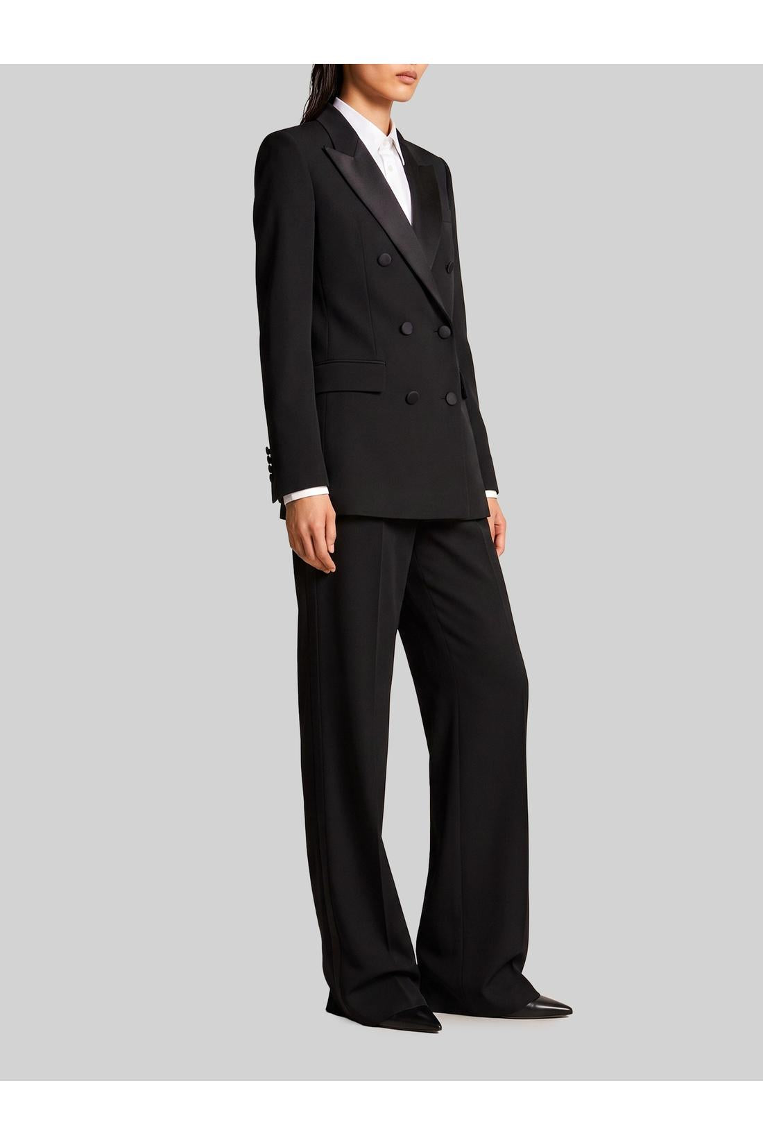 Sutton new york-OUTLET-SALE-Black smoking trousers-ARCHIVIST
