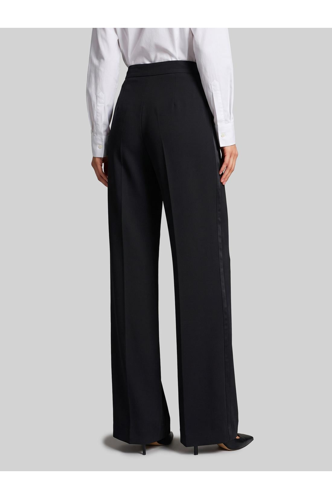 Sutton new york-OUTLET-SALE-Black smoking trousers-ARCHIVIST