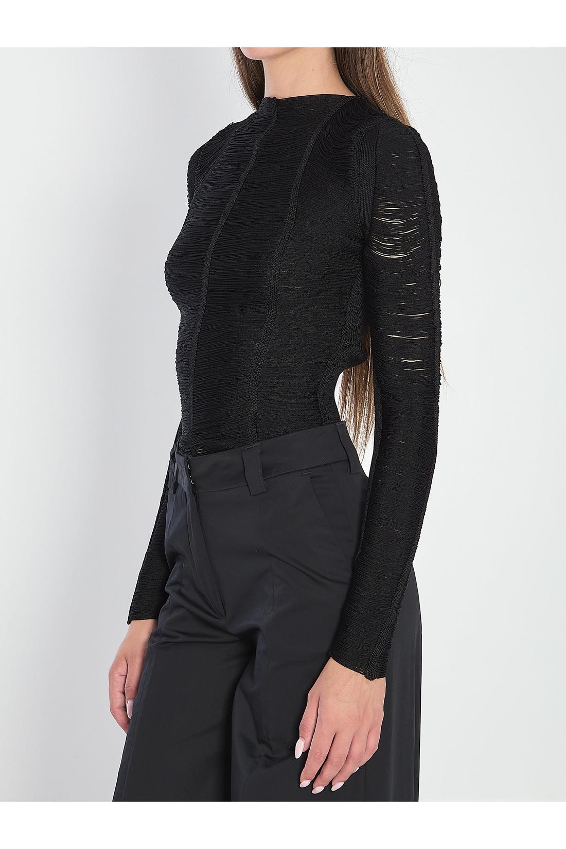 The Attico-OUTLET-SALE-Black sweater-ARCHIVIST