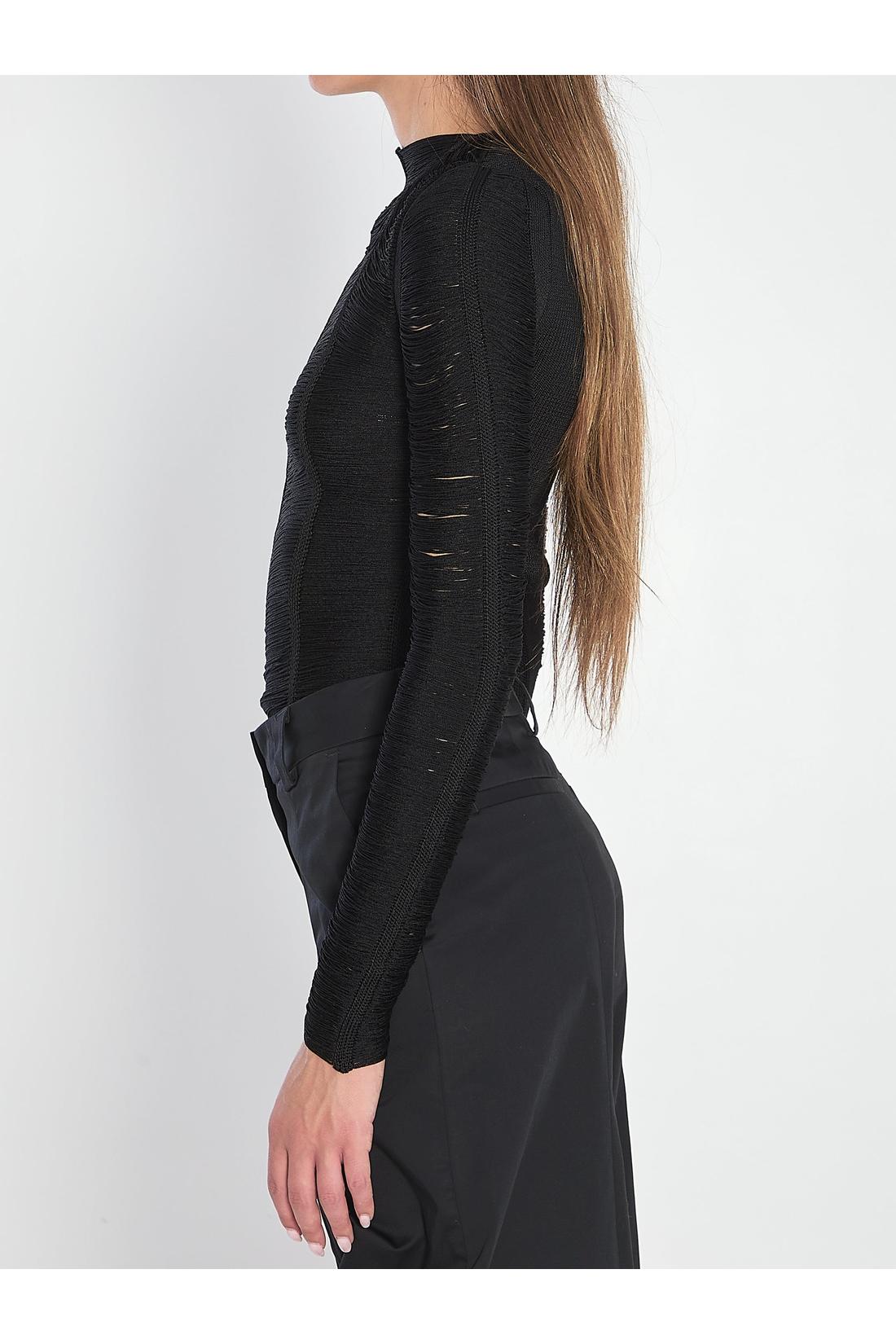 The Attico-OUTLET-SALE-Black sweater-ARCHIVIST