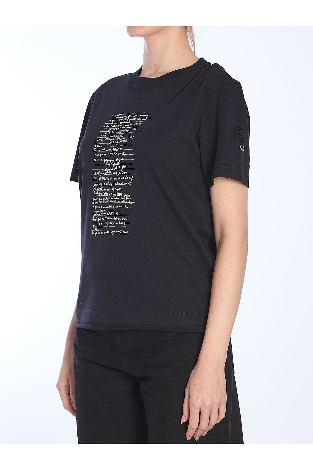 Moncler Willow Smith-OUTLET-SALE-Black t-shirt-ARCHIVIST