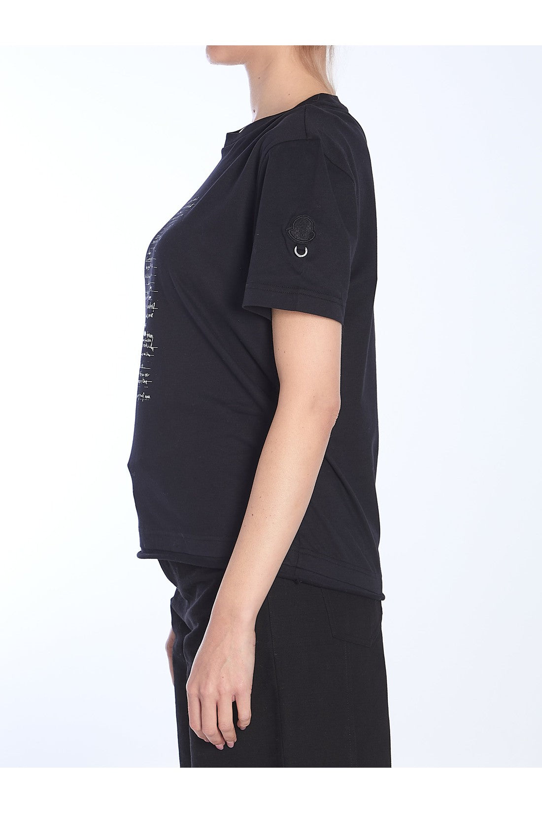 Moncler Willow Smith-OUTLET-SALE-Black t-shirt-ARCHIVIST