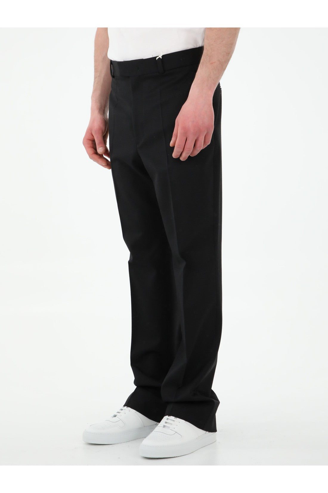 Valentino Garavani-OUTLET-SALE-Black tailored trousers-ARCHIVIST