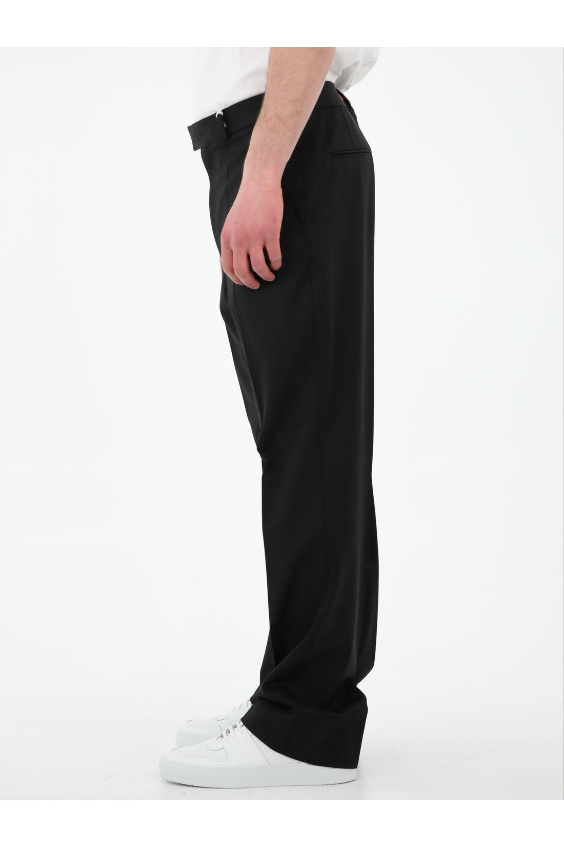 Valentino Garavani-OUTLET-SALE-Black tailored trousers-ARCHIVIST