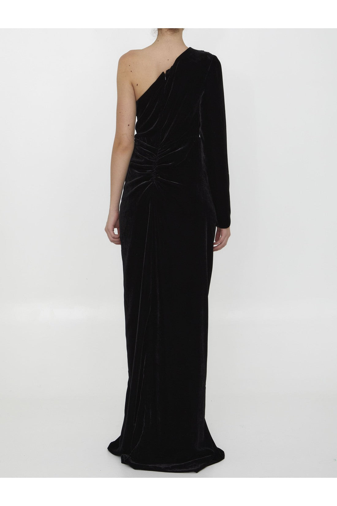 COSTARELLOS-OUTLET-SALE-Black velvet dress-ARCHIVIST