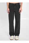 Golden Goose-OUTLET-SALE-Black vintage-effect jeans-ARCHIVIST