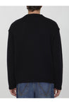 TEN C-OUTLET-SALE-Black wool jumper-ARCHIVIST