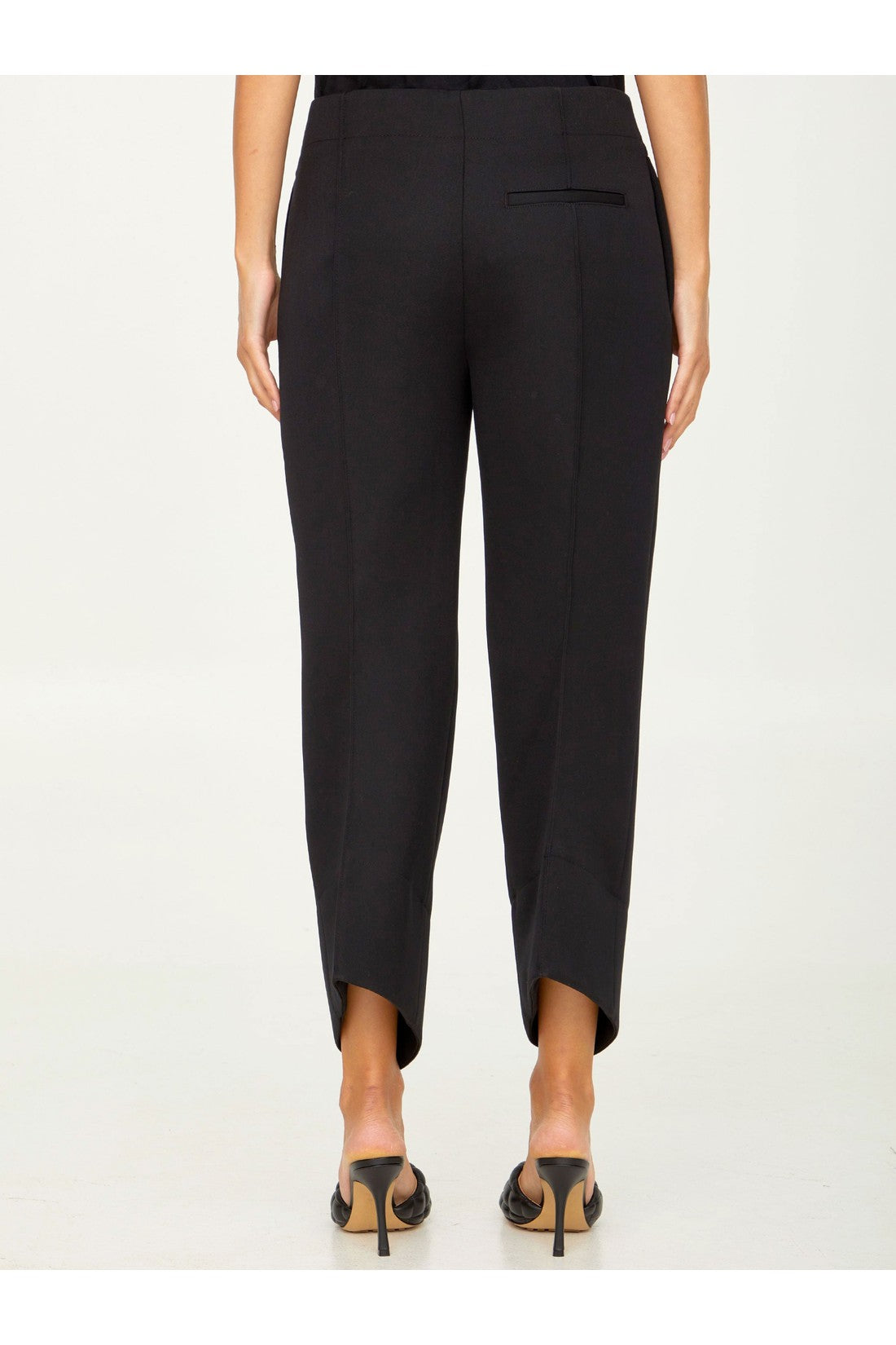 BOTTEGA VENETA-OUTLET-SALE-Black wool trousers-ARCHIVIST