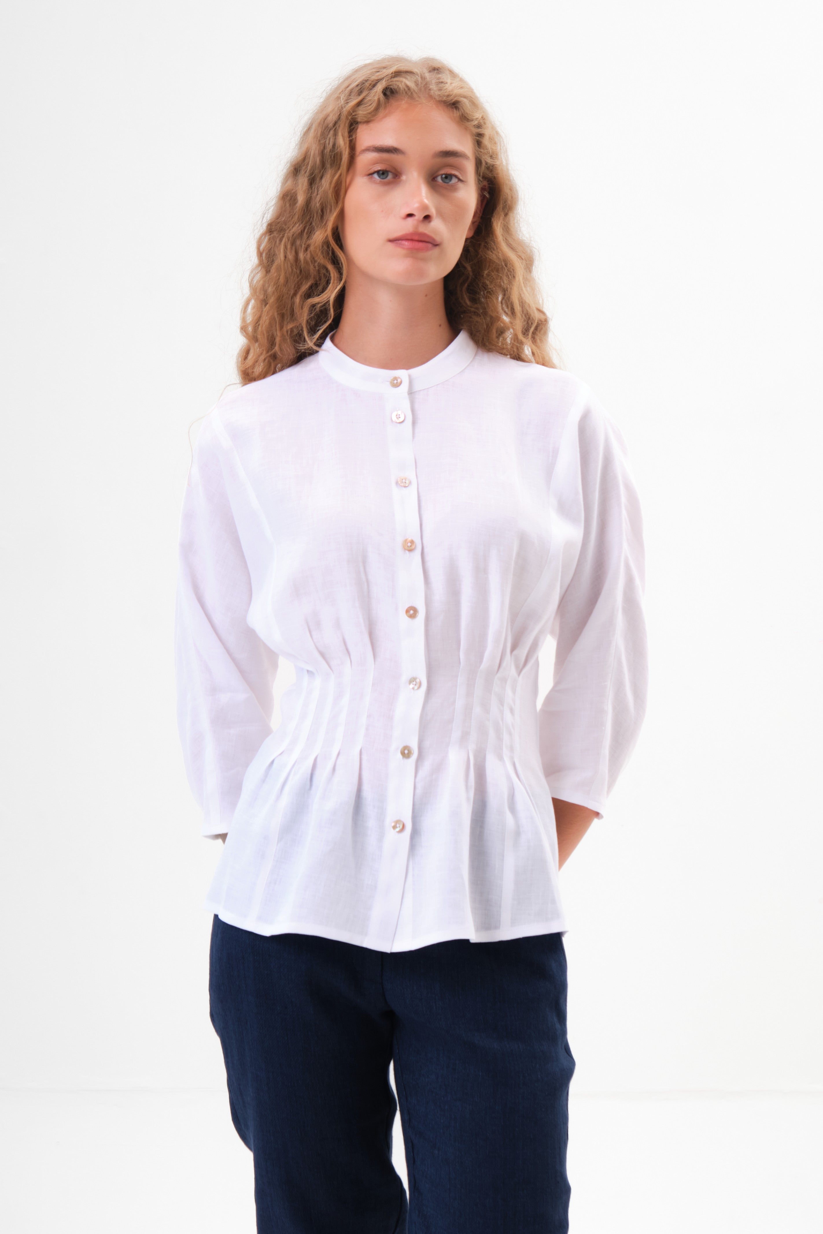 Damen Bluse Blairette-Hemden & Blusen-Felicitas-OUTLET-XS-weiß-ARCHIVIST-ARCHIVE-SALE