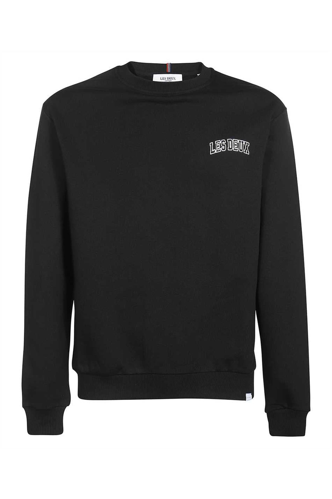 Les Deux-OUTLET-SALE-Blake logo detail cotton sweatshirt-ARCHIVIST