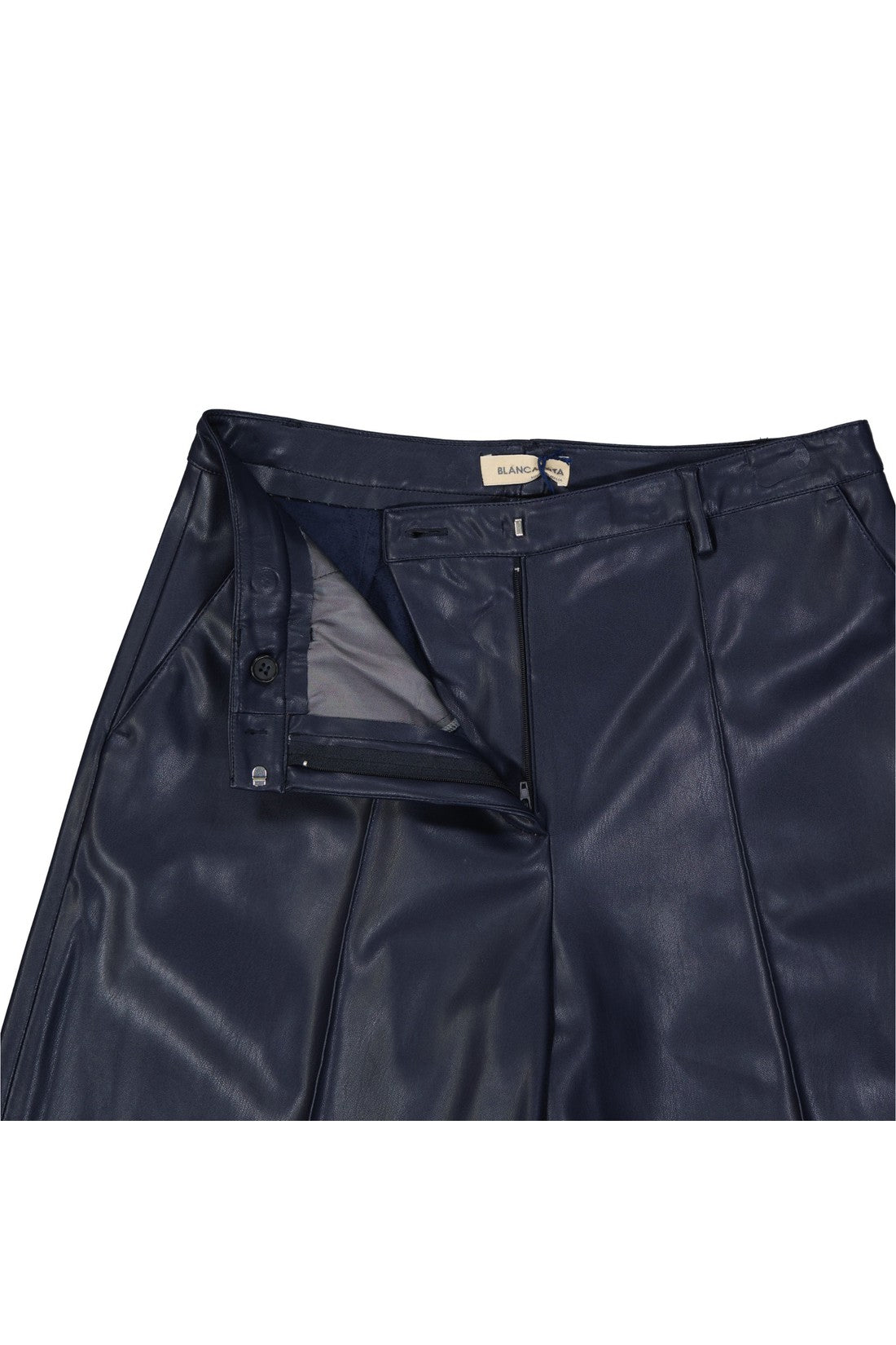 BLANCA VITA-OUTLET-SALE-Blanca Vita Faux Leather Shorts-ARCHIVIST