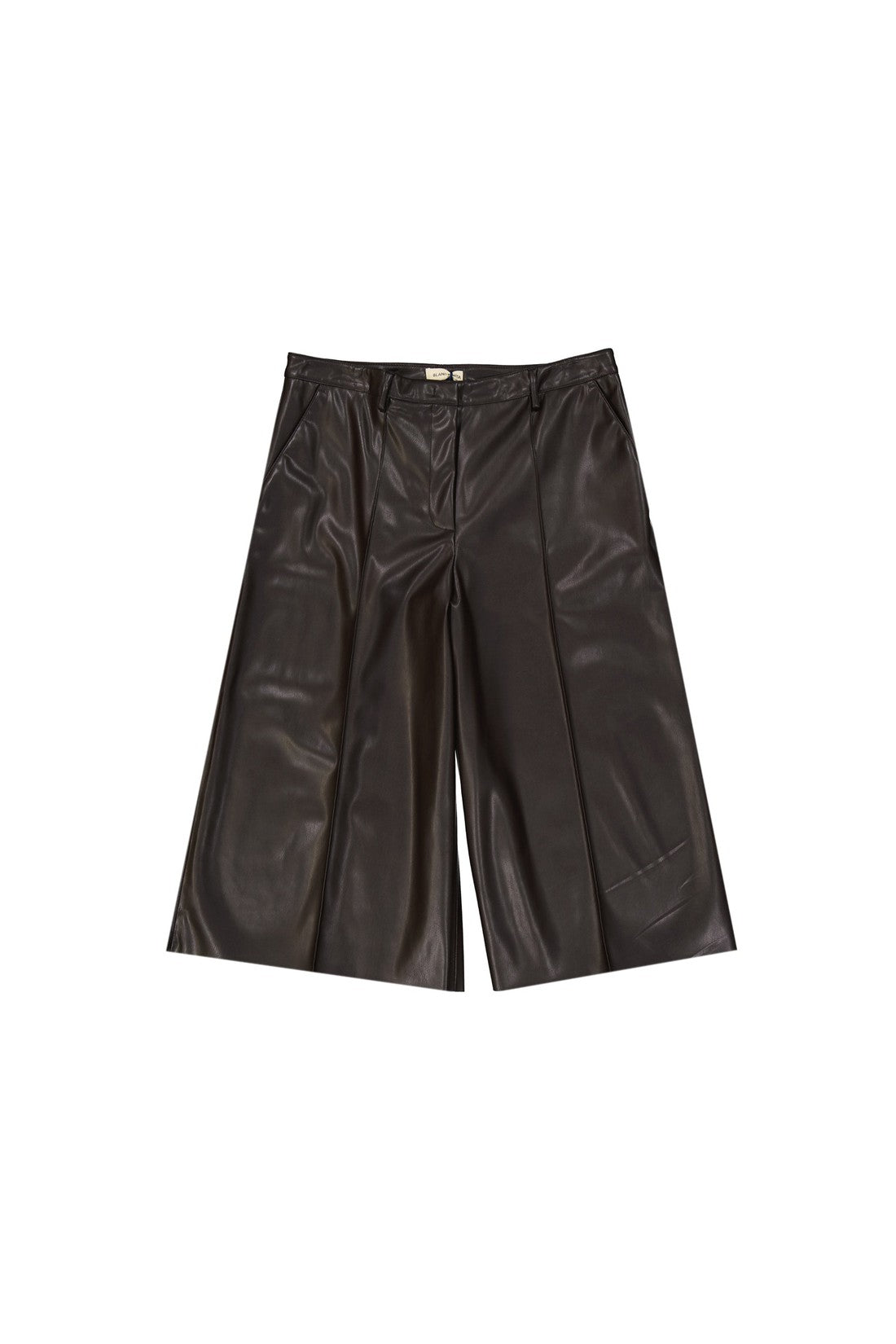 BLANCA VITA-OUTLET-SALE-Blanca Vita Faux Leather Shorts-ARCHIVIST