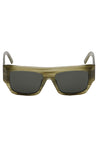 Palm Angels-OUTLET-SALE-Blanca rectangular frame sunglasses-ARCHIVIST