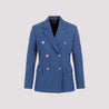 VERSACE-OUTLET-SALE-Blazer BLAU-ARCHIVIST