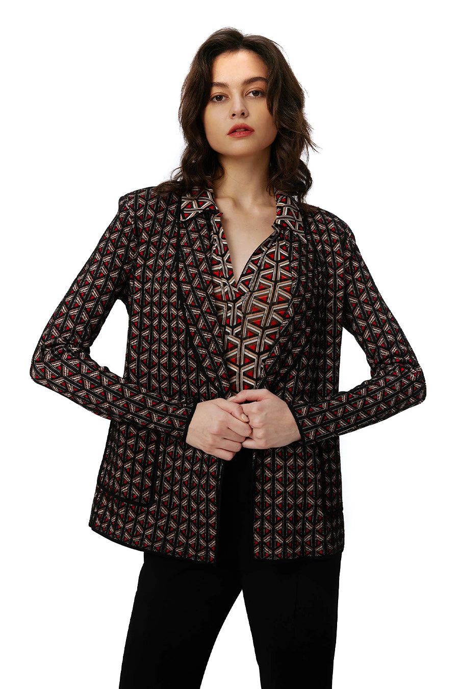 Diane Von Furstenberg-OUTLET-SALE-Blazer BUNT-ARCHIVIST