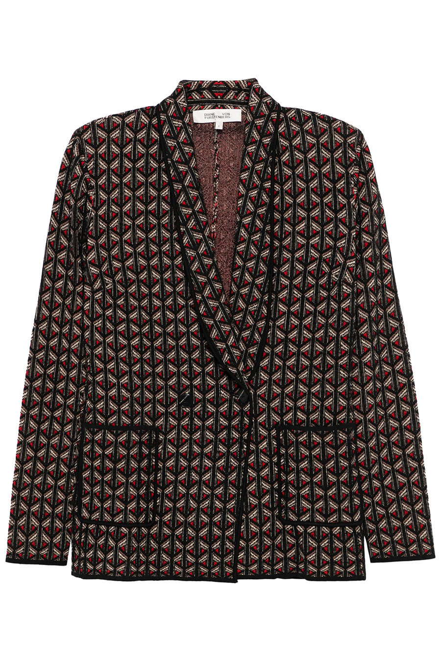 Diane Von Furstenberg-OUTLET-SALE-Blazer BUNT-ARCHIVIST