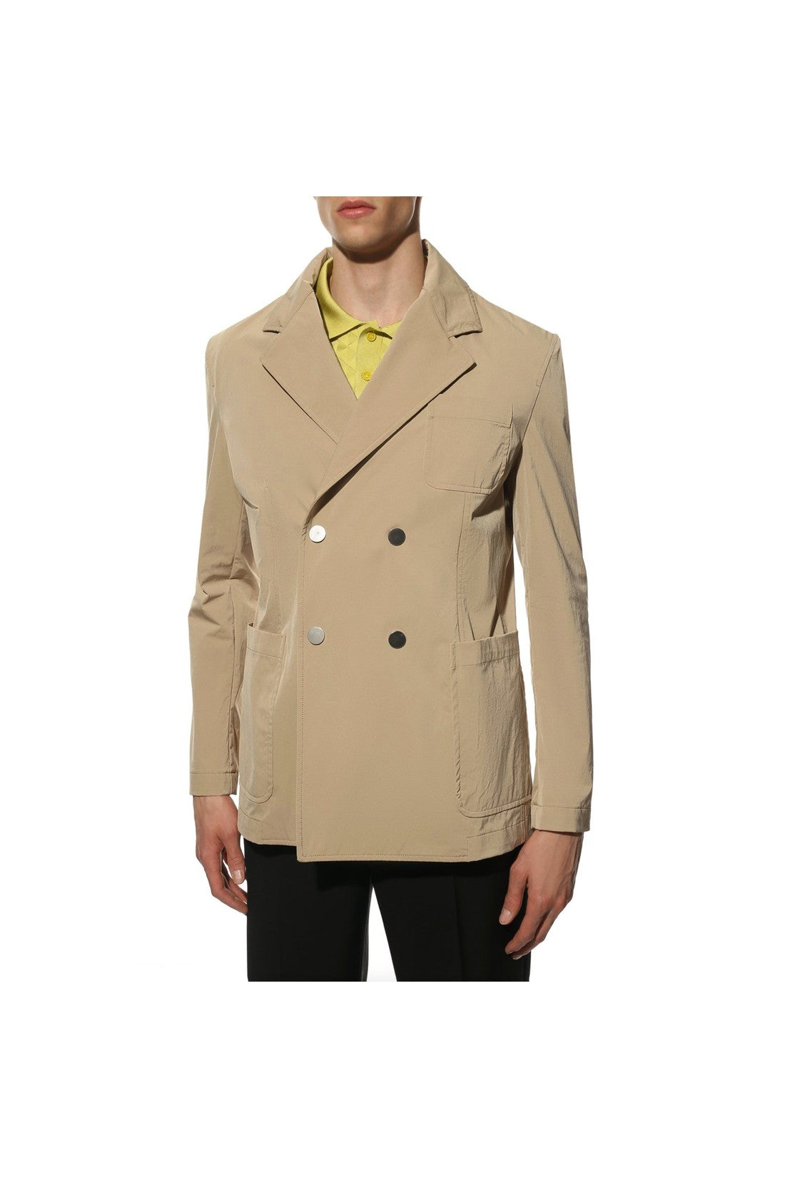 BOTTEGA VENETA-OUTLET-SALE-Blazer Beige-ARCHIVIST