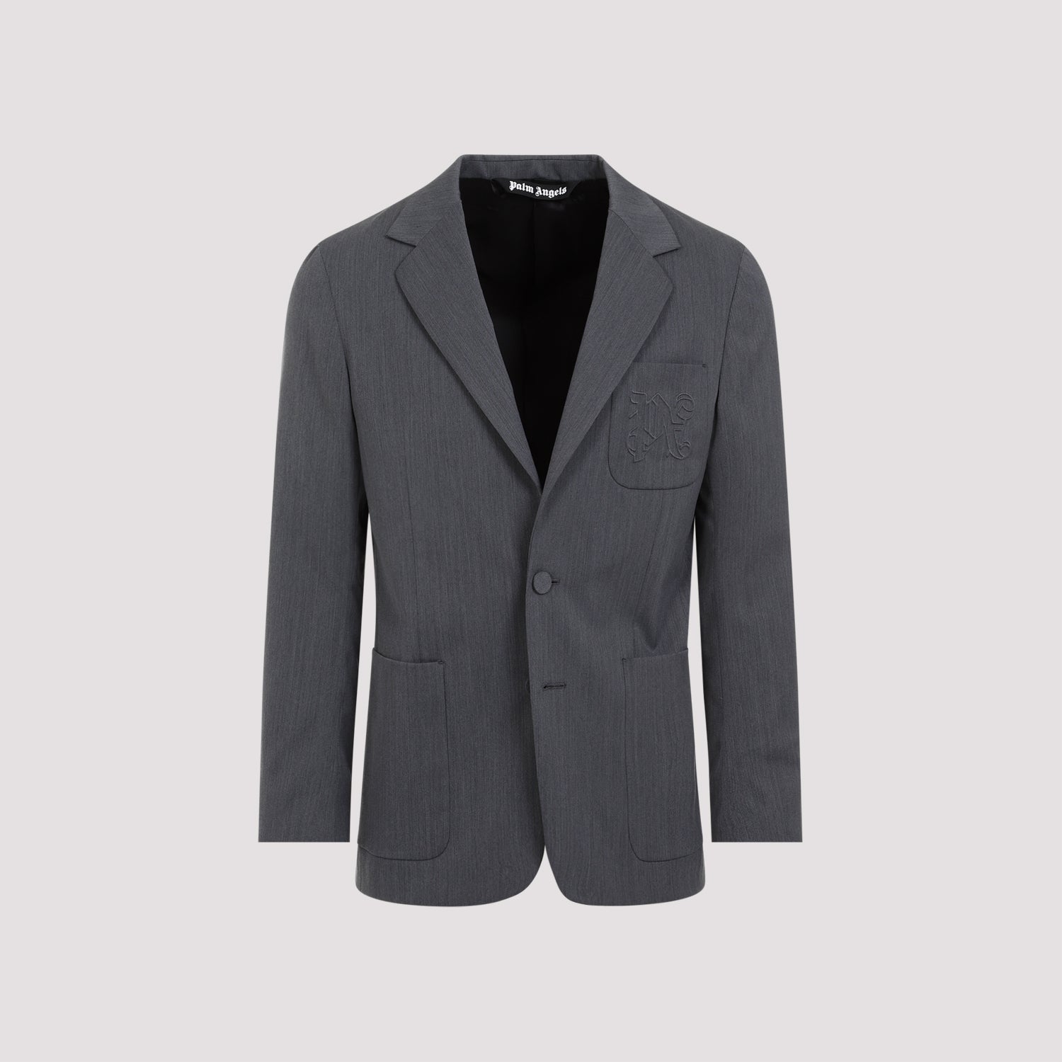 Palm Angels-OUTLET-SALE-Blazer GRAU-ARCHIVIST