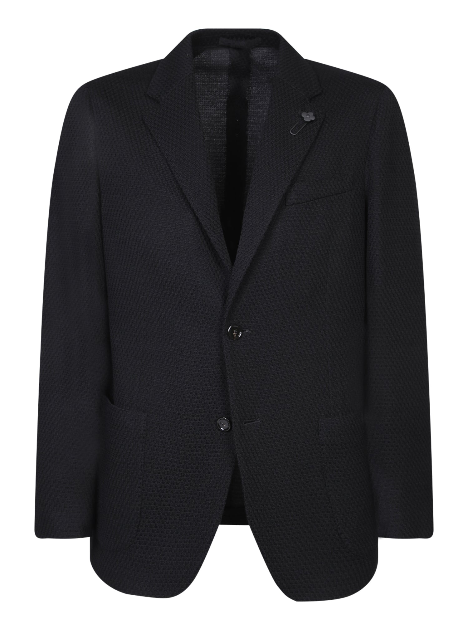 LARDINI-OUTLET-SALE-Blazer SCHWARZ-ARCHIVIST