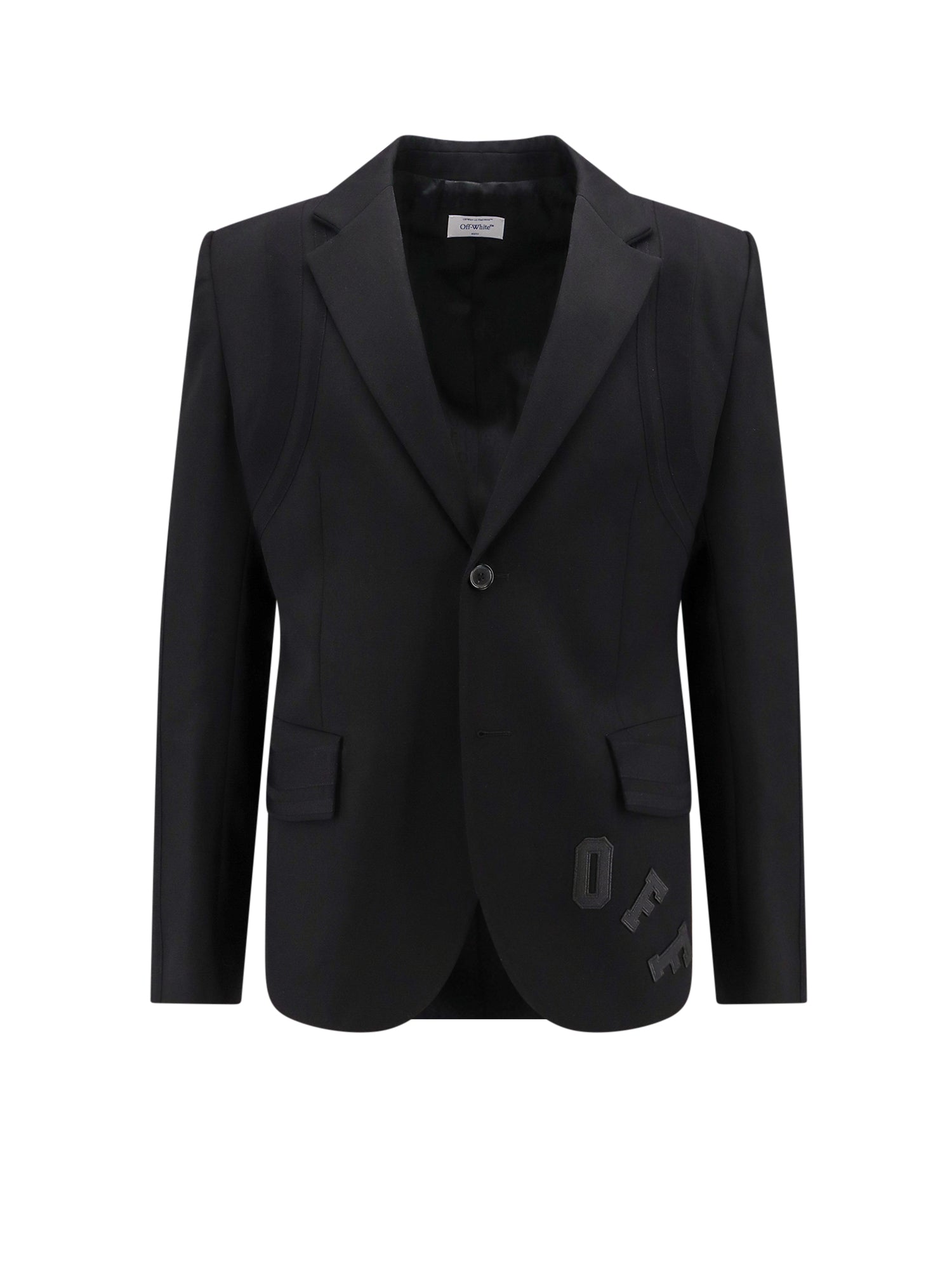 OFF-WHITE-OUTLET-SALE-Blazer SCHWARZ-ARCHIVIST