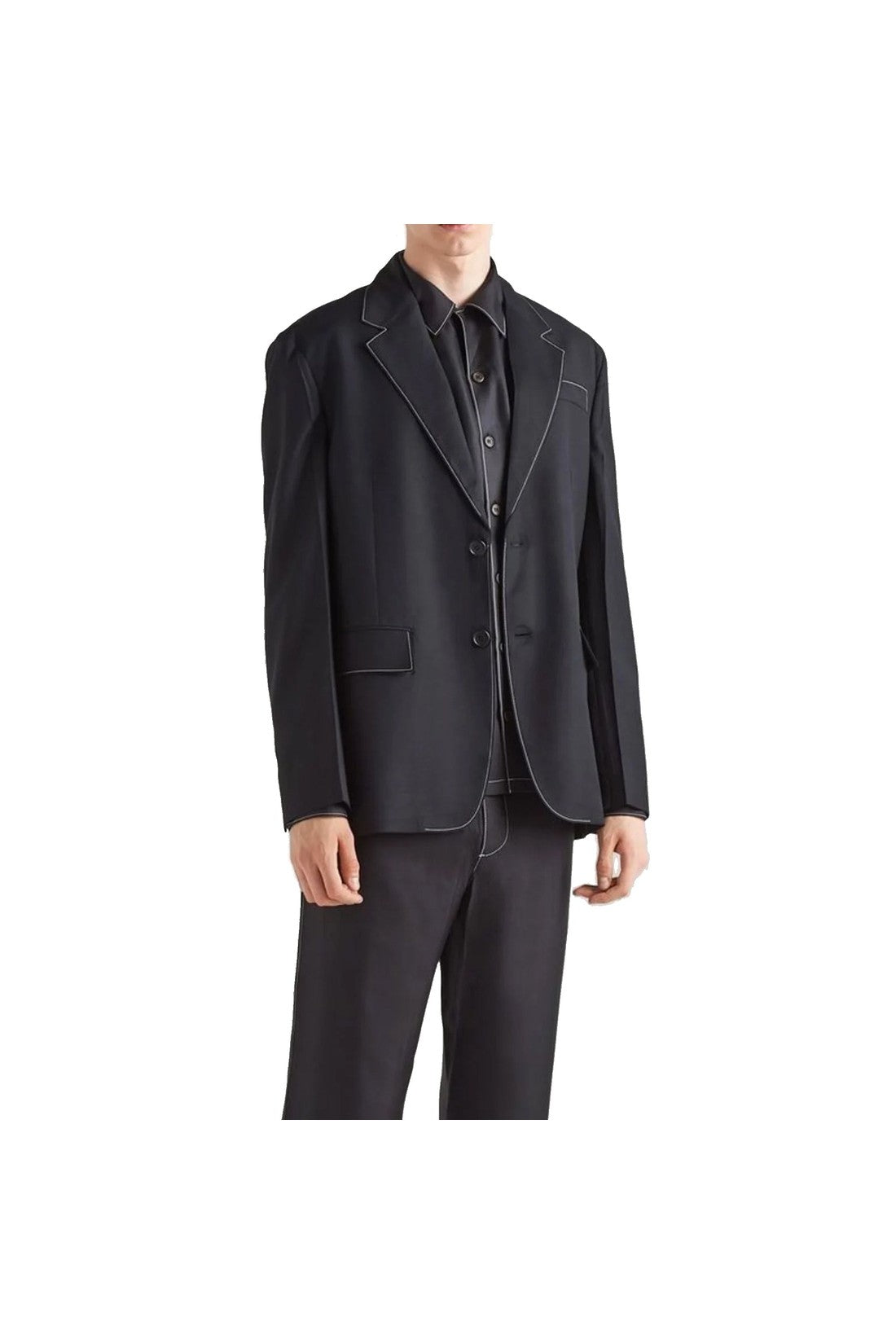 PRADA-OUTLET-SALE-Blazer Schwarz-ARCHIVIST