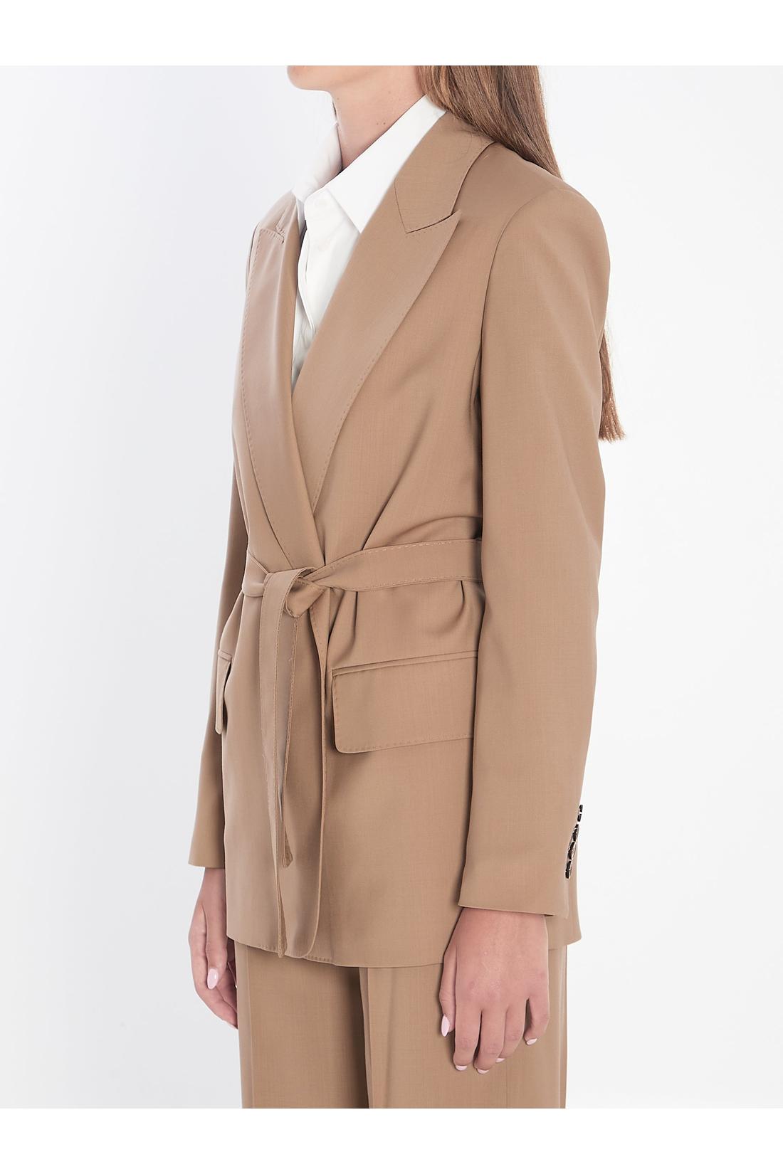 Max Mara-OUTLET-SALE-Blazer in wool canvas-ARCHIVIST