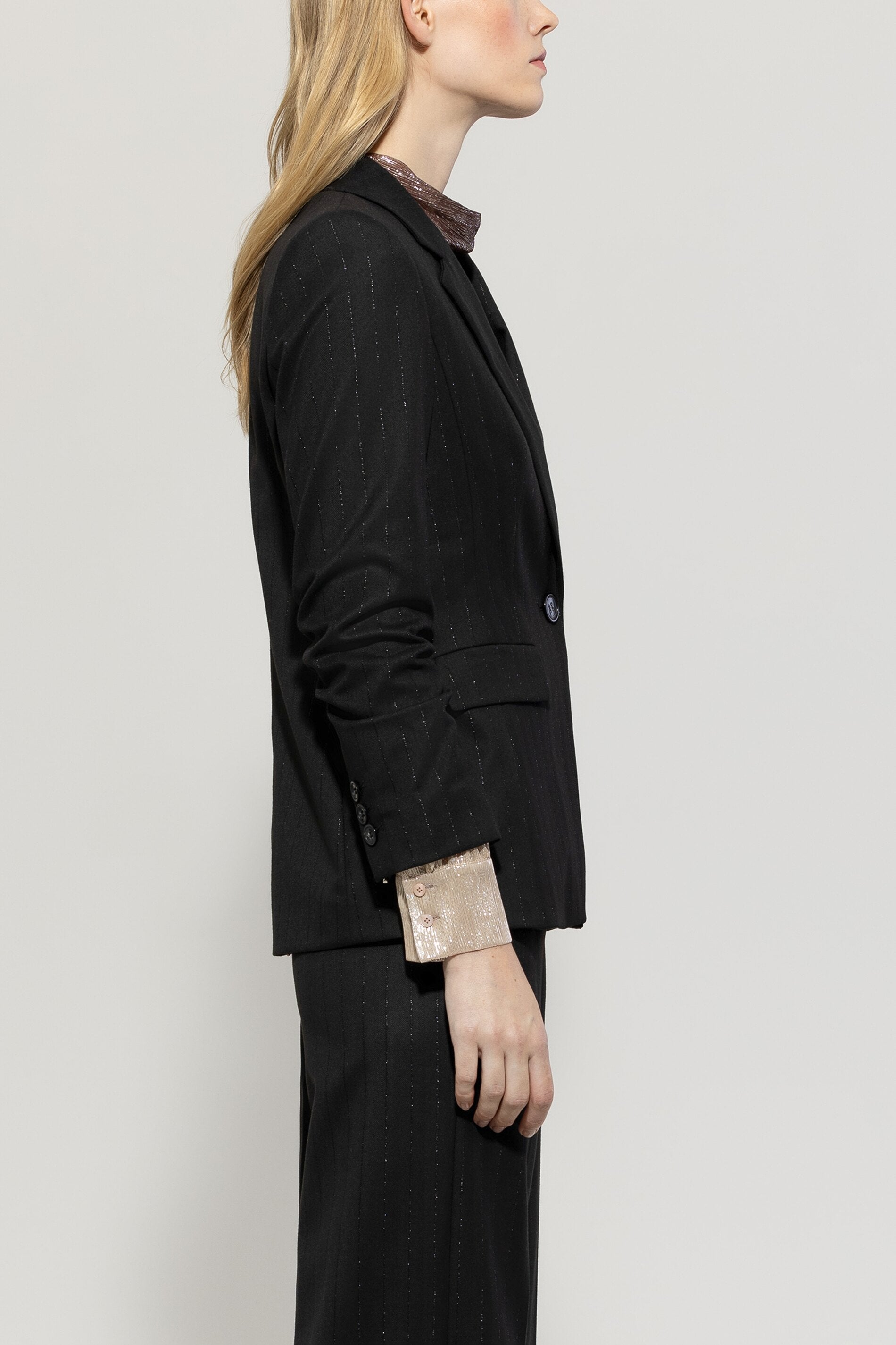 Luisa Cerano-Blazer mit Nadelstreifen-Jacken & Mäntel-Black-Deal-Outlet-by-ARCHIVIST