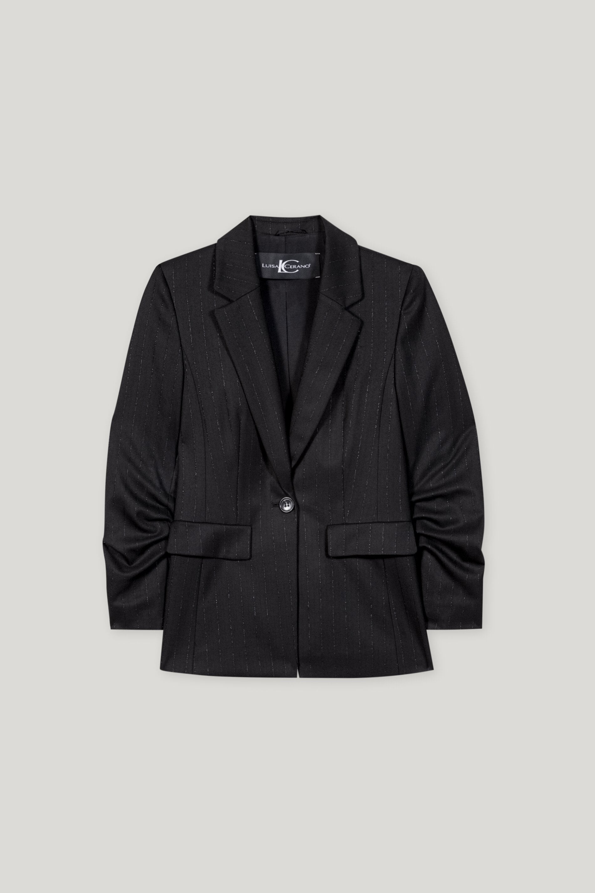 Luisa Cerano-Blazer mit Nadelstreifen-Jacken & Mäntel-Black-Deal-Outlet-by-ARCHIVIST