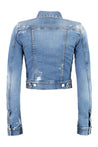 Dsquared2-OUTLET-SALE-Bleach wash denim jacket-ARCHIVIST