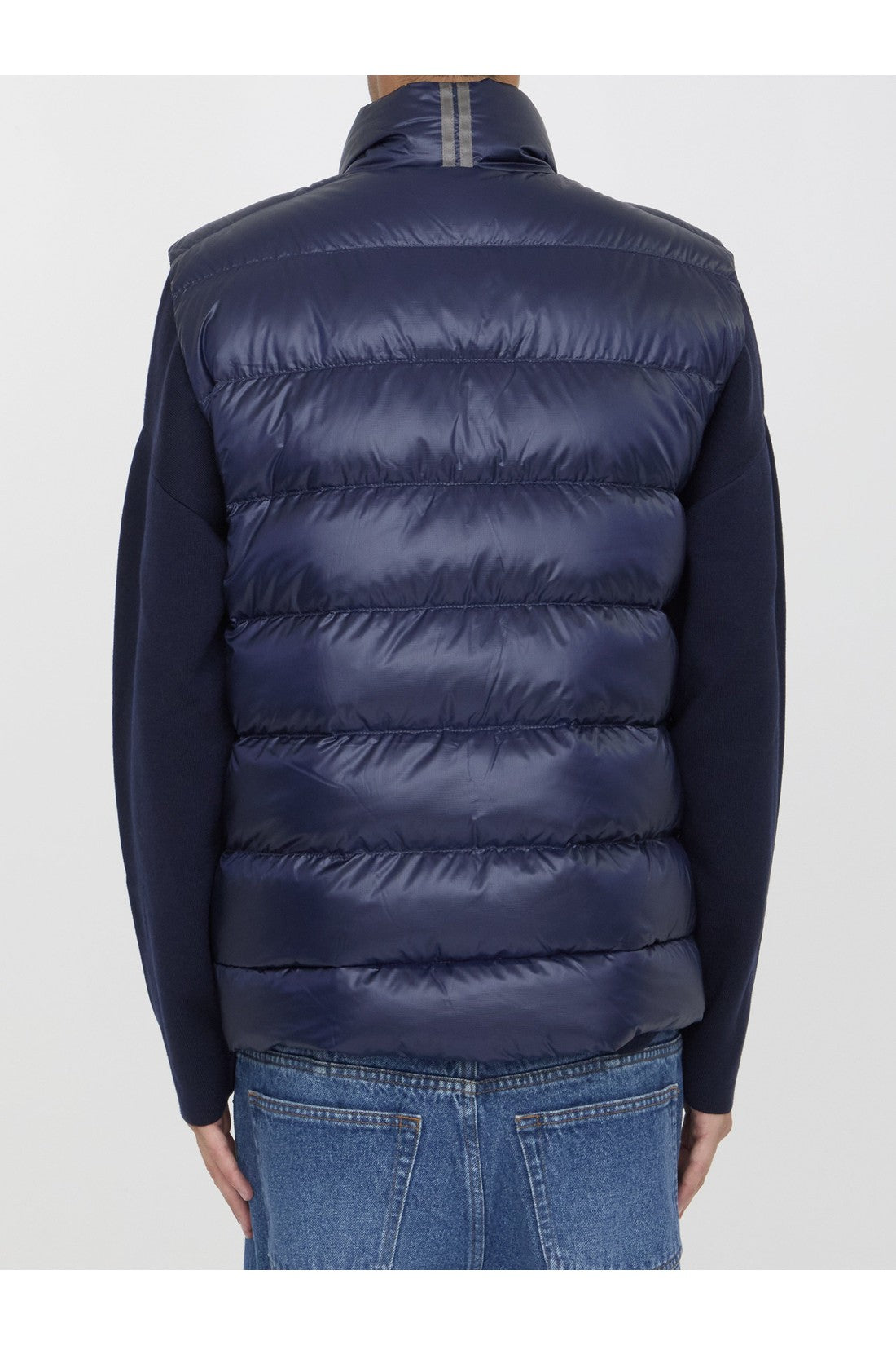 CANADA GOOSE-OUTLET-SALE-Blue Crofton gilet-ARCHIVIST