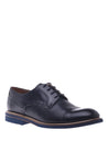 Blue calfskin derby