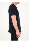 James Perse-OUTLET-SALE-Blue cotton t-shirt-ARCHIVIST