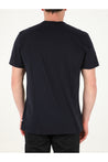 James Perse-OUTLET-SALE-Blue cotton t-shirt-ARCHIVIST